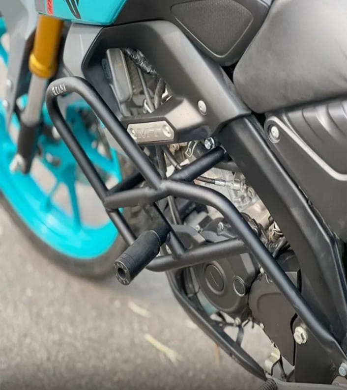 CRASH GUARD WITH SLIDER BLACK FOR YAMAHA MT 15