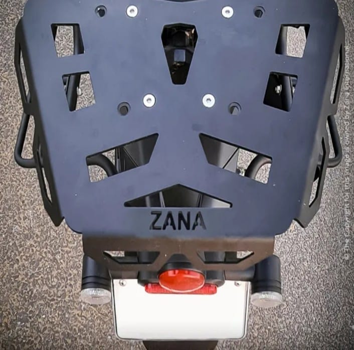 YEZDI ADVENTURE TOP RACK PLATE (BLACK TYPE -1)