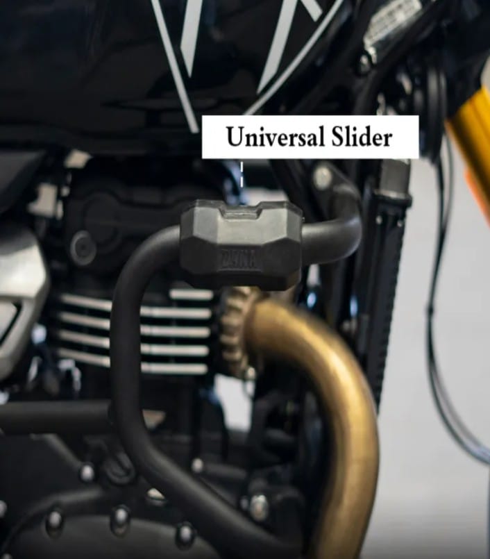 CRASH GUARD WITH PUCK SLIDER BLACK FOR TRIUMPH SPEED 400