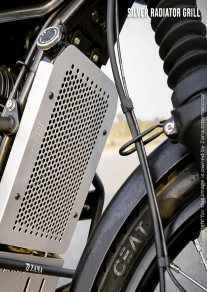 FOR YEZDI ADVENTURE RADIATOR GRILL HONEYCOMB ALUMINIUM (SILVER)