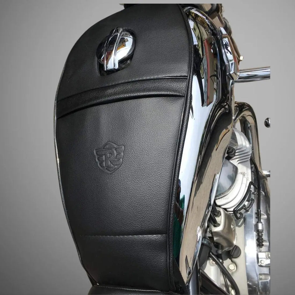 Single Zip Tank Cover (Black) For R.E  Interceptor 650
