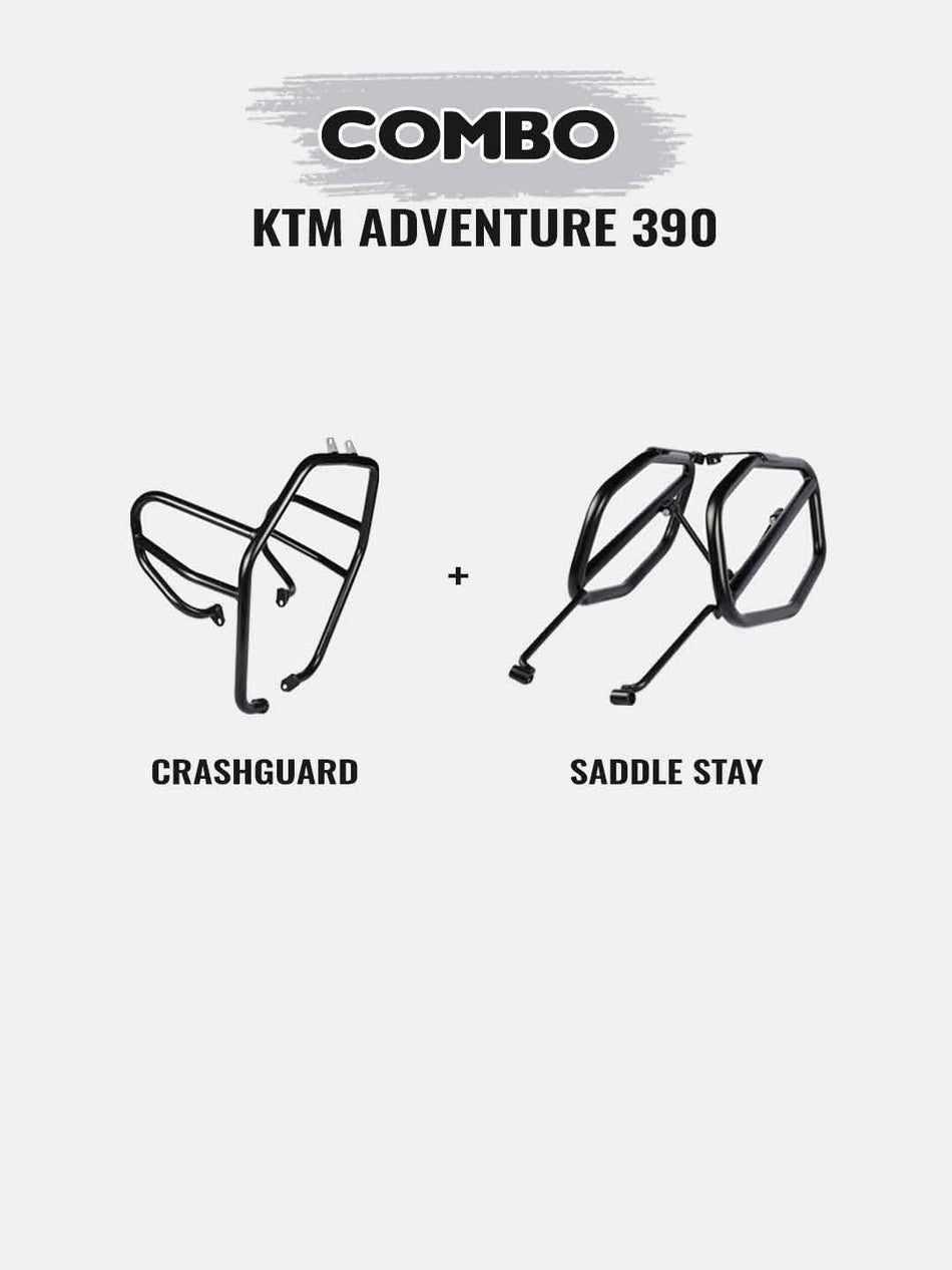 ADVENTURE COMBO CRASH GUARD+SADDLE STAY