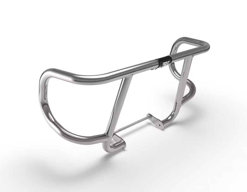 Silver Airfly Evo Engine Guard For Royal Enfield New Bullet 350