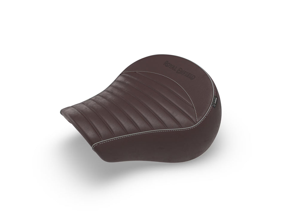 Brown Touring Rider Seat For Royal Enfield Classic 350