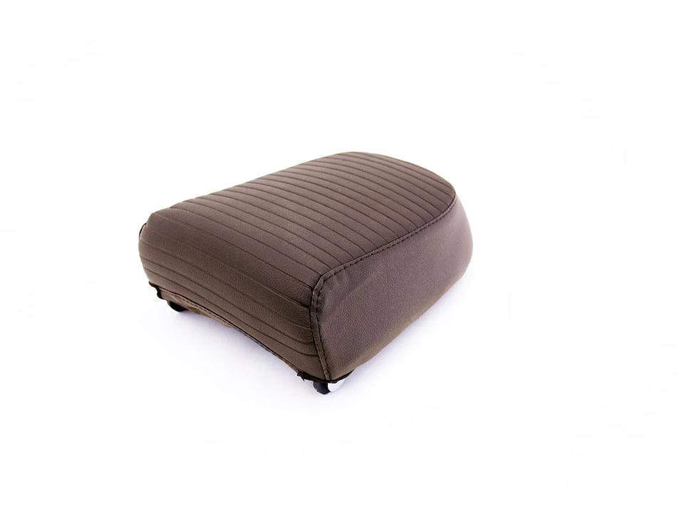 Brown Pleated Seat Cover For Royal Enfield Meteor 350