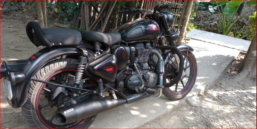 Dolphin Premium Black Silencer For Classic , Standard , Electra 350/500 R.E