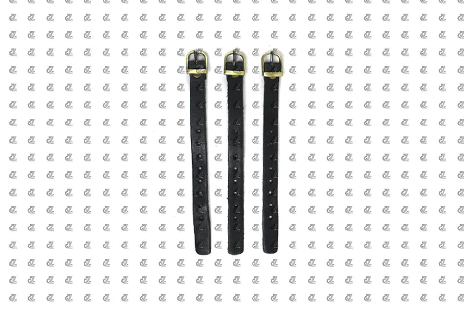 Leather Saddle Bag Tan with Saddle Stay Pair New Classic 350 Reborn