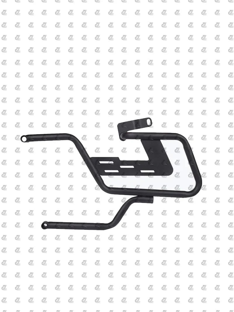 Leather Saddle Bag Tan with Saddle Stay Pair for Super Meteor 650