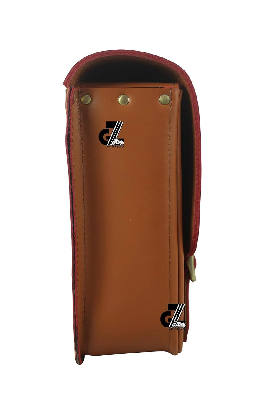 Leather Saddle Bag swingam Bag Tan Color for Royal Enfield Meteor 350