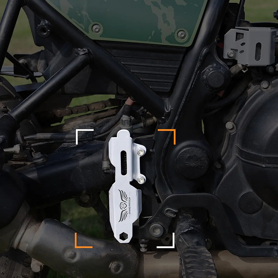Master Cylinder Protector For Himalayan 411 - BS4-BS6 Model (2019-2021) - Silver