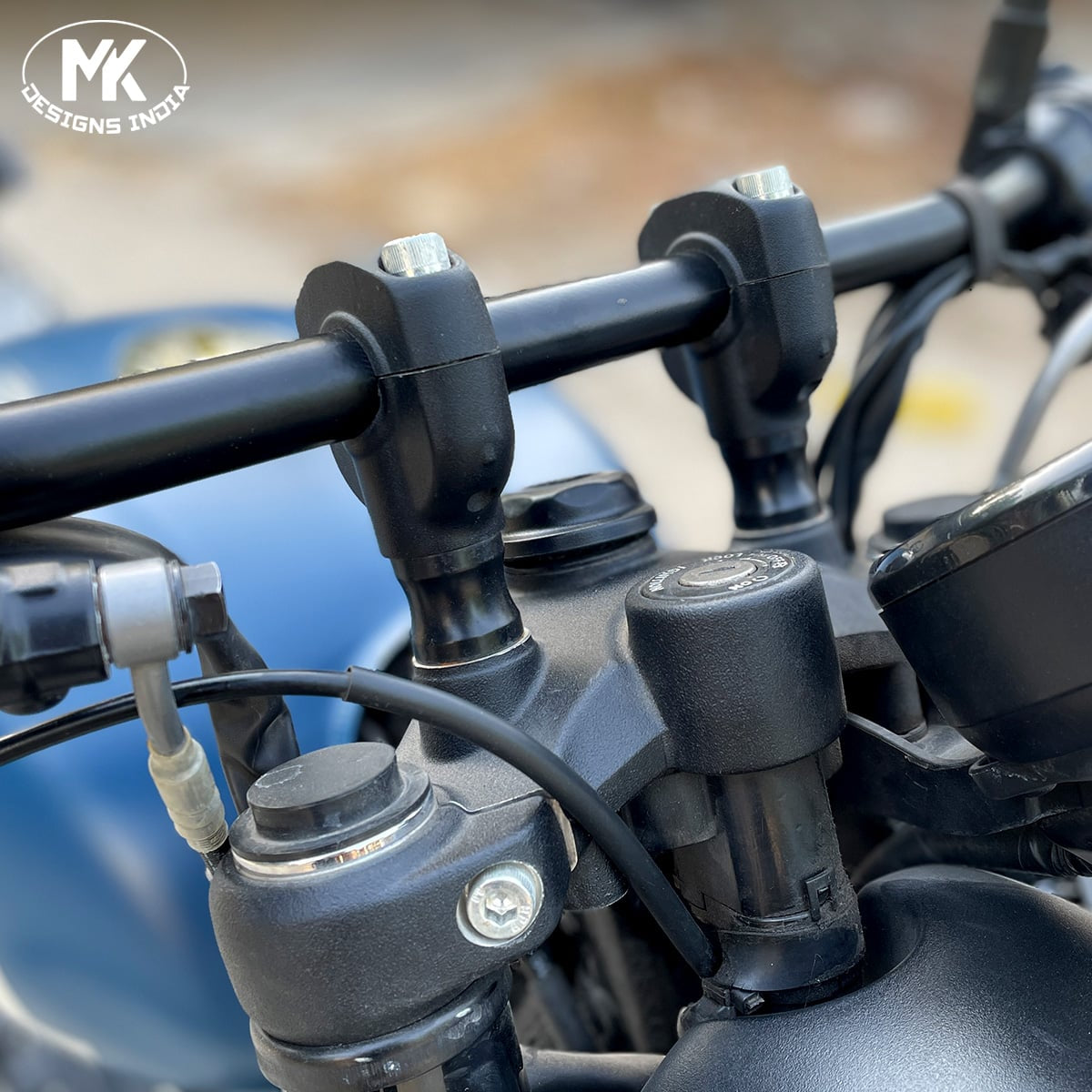 Hunter Handlebar Riser Drag Handle Bar with Risers for Hunter 350 – Moto Marvels