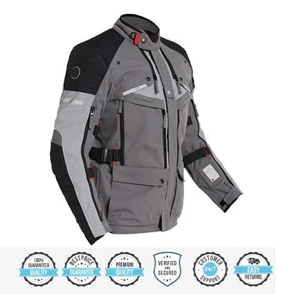 ROYAL ENFIELD NIRVIK V2 RIDING JACKET CHARCOAL