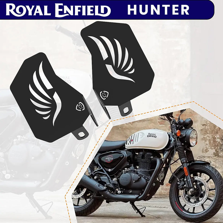 Pillion Footrest-Pair For Hunter 350 - Black