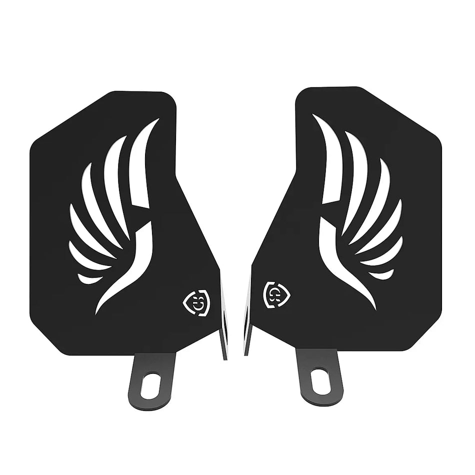 Pillion Footrest-Pair For Hunter 350 - Black