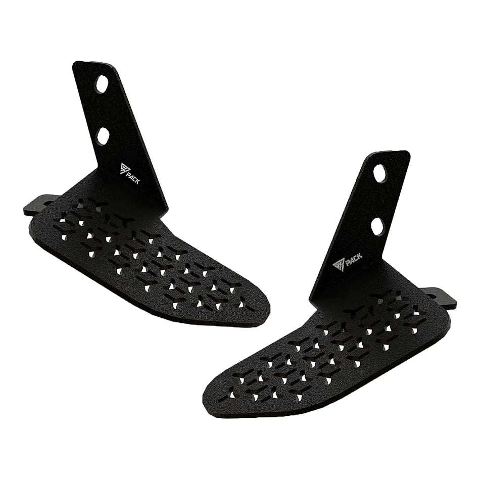 PILLION FOOTREST BLACK PAIR OF 2 FOR KTM DUKE 250/390 (2017-2018)