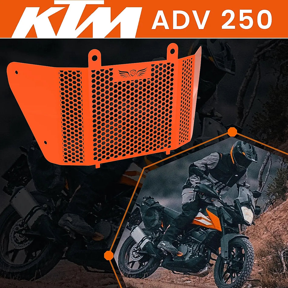 RADIATOR GRILL ORANGE  FOR KTM ADVENTURE 250