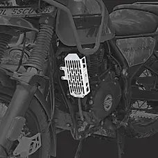 Radiator Grill For Himalayan 411 - BS6 Model (2020-2021) - Silver