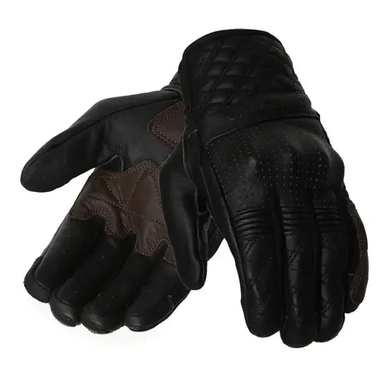 ROYAL ENFIELD BRAVADO GLOVES BLACK & BROWN