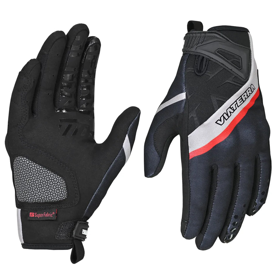ROOST – OFFROAD TRAIL RIDING MOTORCYCLE GLOVES MIDNIGHT BLACK