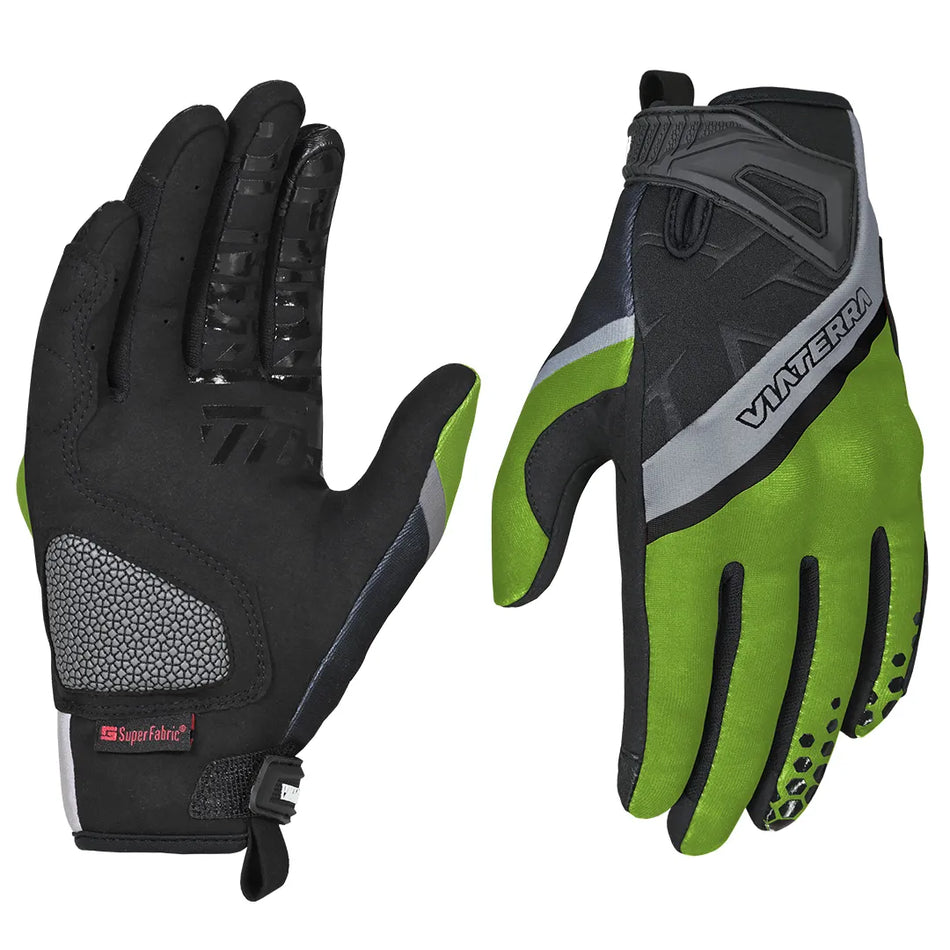 ROOST – OFFROAD TRAIL RIDING MOTORCYCLE GLOVES  NEON GREEN