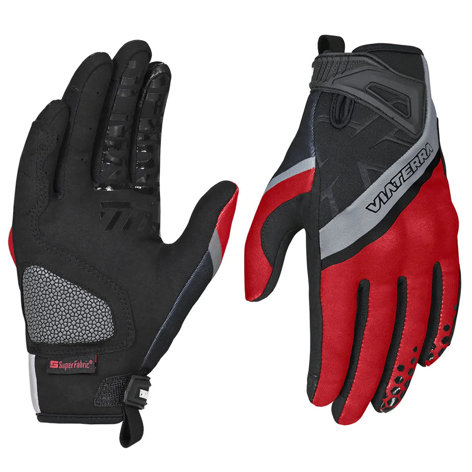 ROOST – OFFROAD TRAIL RIDING MOTORCYCLE GLOVES RED