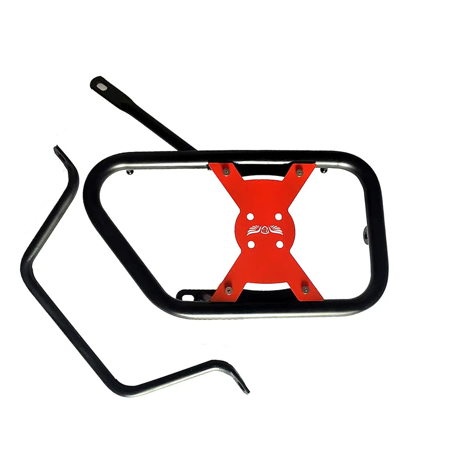 SADDLE STAY (PAIR) - Black/Red for SCRAM 411