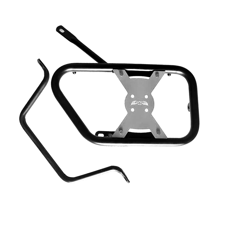 SADDLE STAY (PAIR) - Black/Silver for SCRAM 411