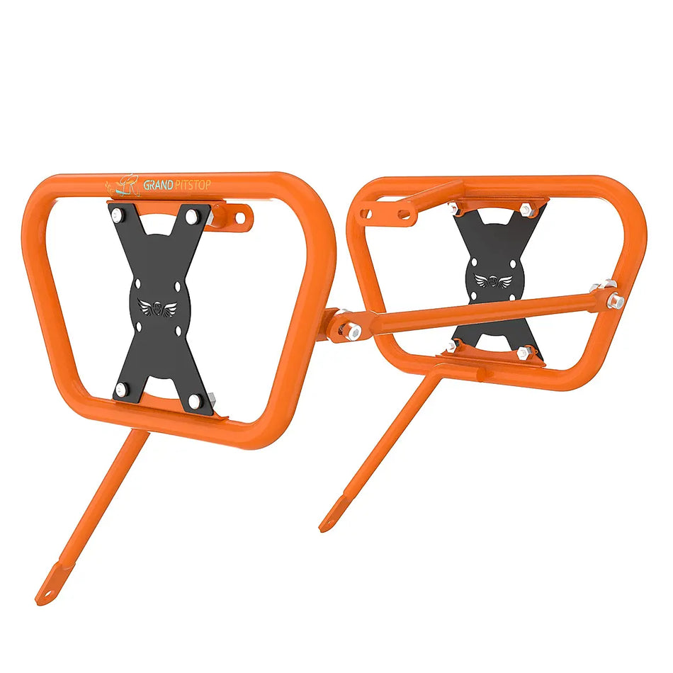 SADDLE STAY (PAIR) ORANGE/BLACK  FOR KTM DUKE 390/250 GEN 3