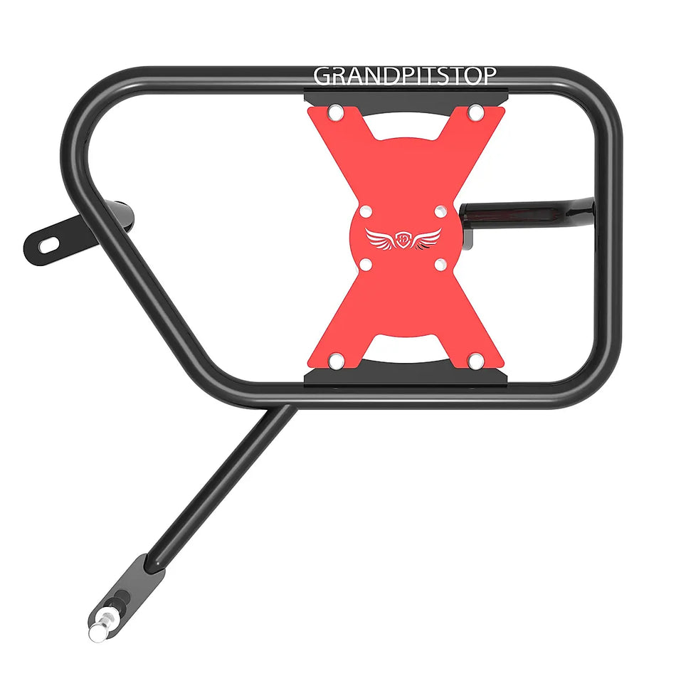 SADDLE STAY (PAIR) BLACK/RED FOR CONTINENTAL GT 650