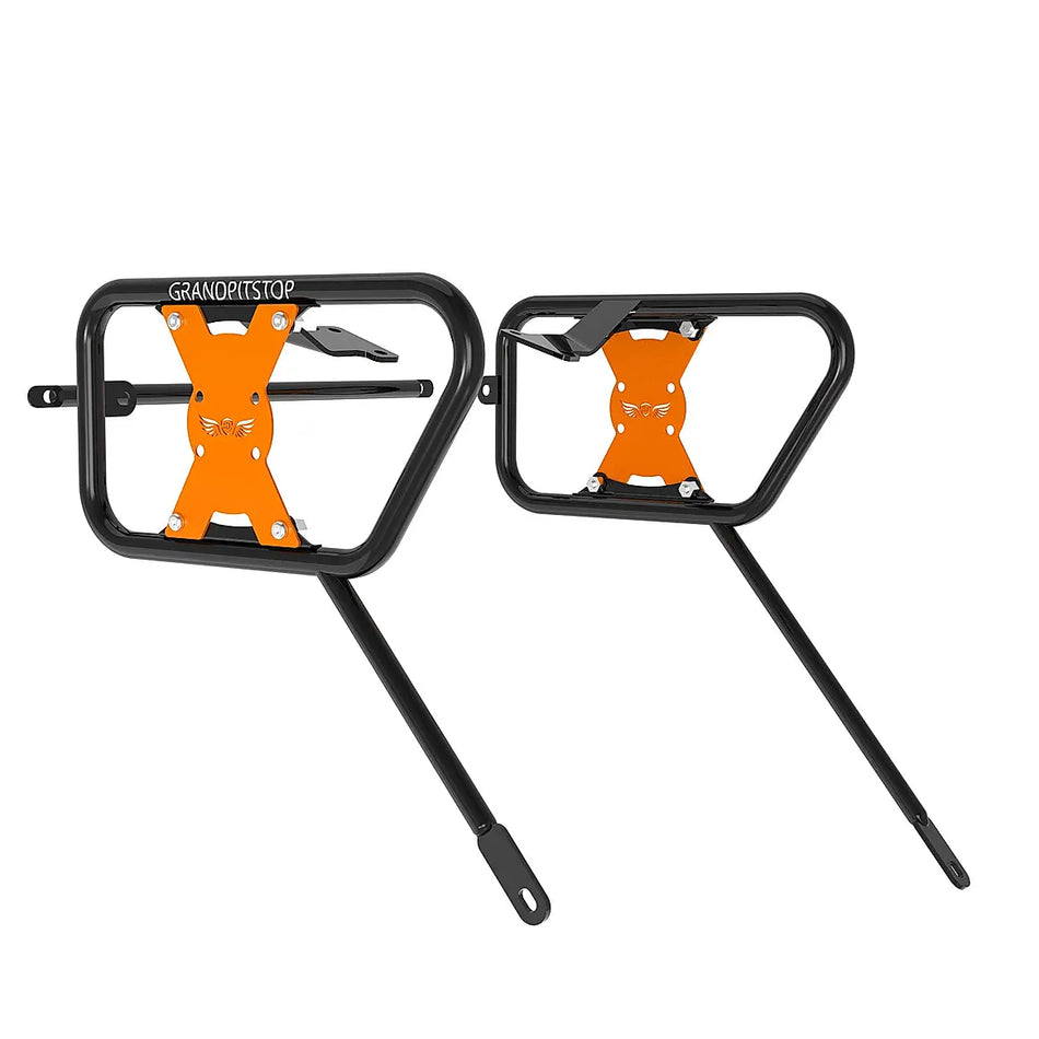 SADDLE STAY (PAIR) BLACK/ ORANGE FOR KTM  ADVENTURE 250