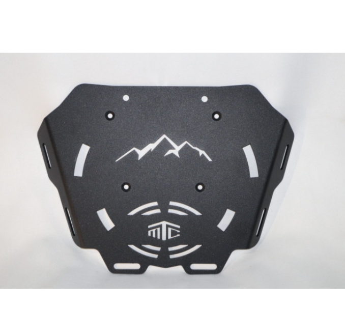 CNC CARRIER PLATE BLACK FOR HIMALAYAN 450