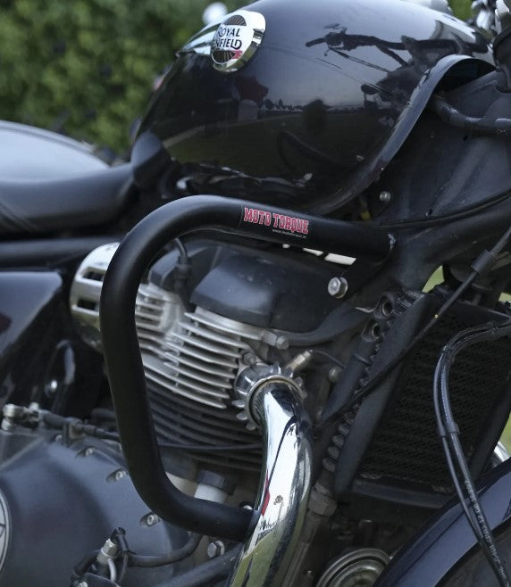 CRASH GUARD V1 BLACK FOR SUPER METEOR 650