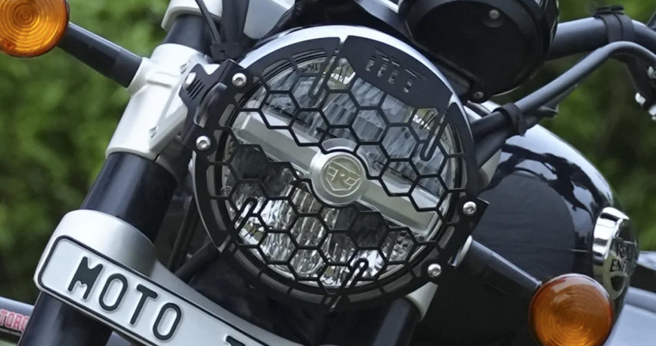 HEADLIGHT GRILL BLACK FOR SUPER METEOR 650