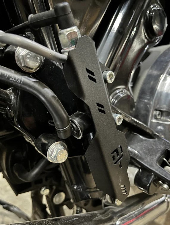 REAR MASTER CYLINDER GUARD BLACK FOR HIMALAYAN 411
