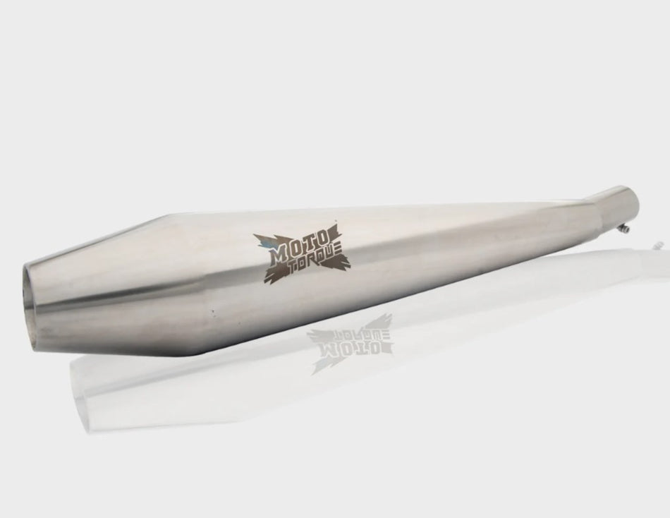 LAUNCHER PRO EXHAUST CHROME FOR BULLET 350/500 CLASSIC 350/500 TRAILS 350/500