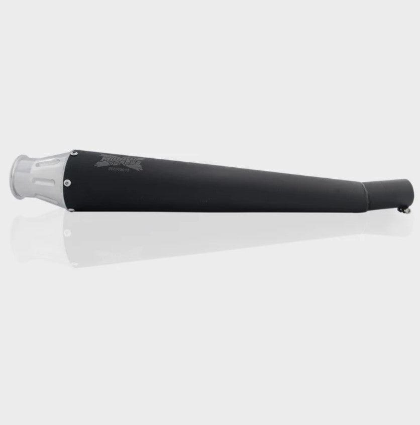 LAUNCHER BLACK EXHAUST FOR BULLET 350/500 CLASSIC 350/500 TRAILS 350/500