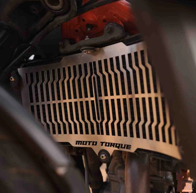 RADIATOR GUARD SILVER FOR KTM DUKE 250 & 390 GEN-3