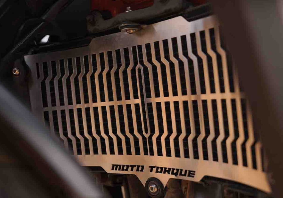 RADIATOR GUARD SILVER FOR KTM DUKE 250 & 390 GEN-3
