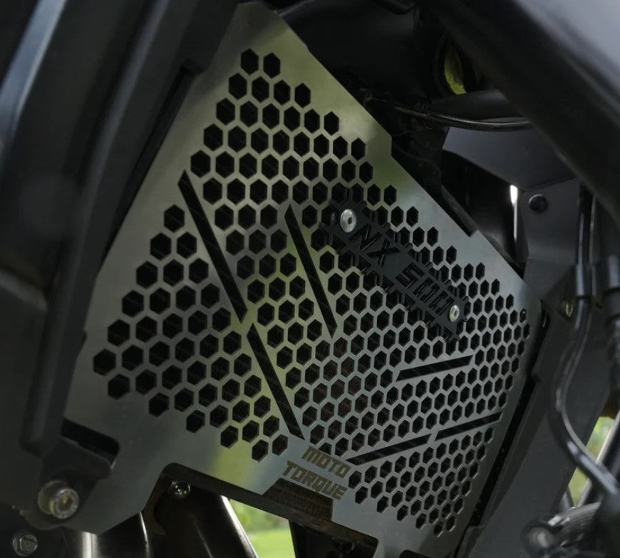 RADIATOR GUARD SILVER FOR HONDA NX500