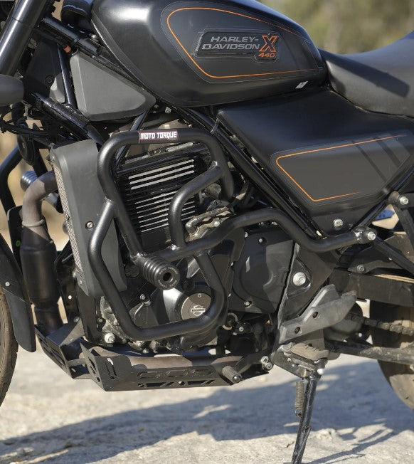 CRASH GUARD BLACK FOR HARLEY DAVIDSON 440X