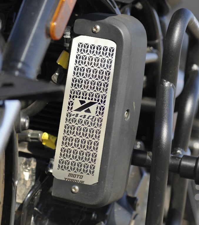 47x Lower Radiator Guard RADIATOR GUARD SILVER FOR HARLEY DAVIDSON 440X – Moto Marvels
