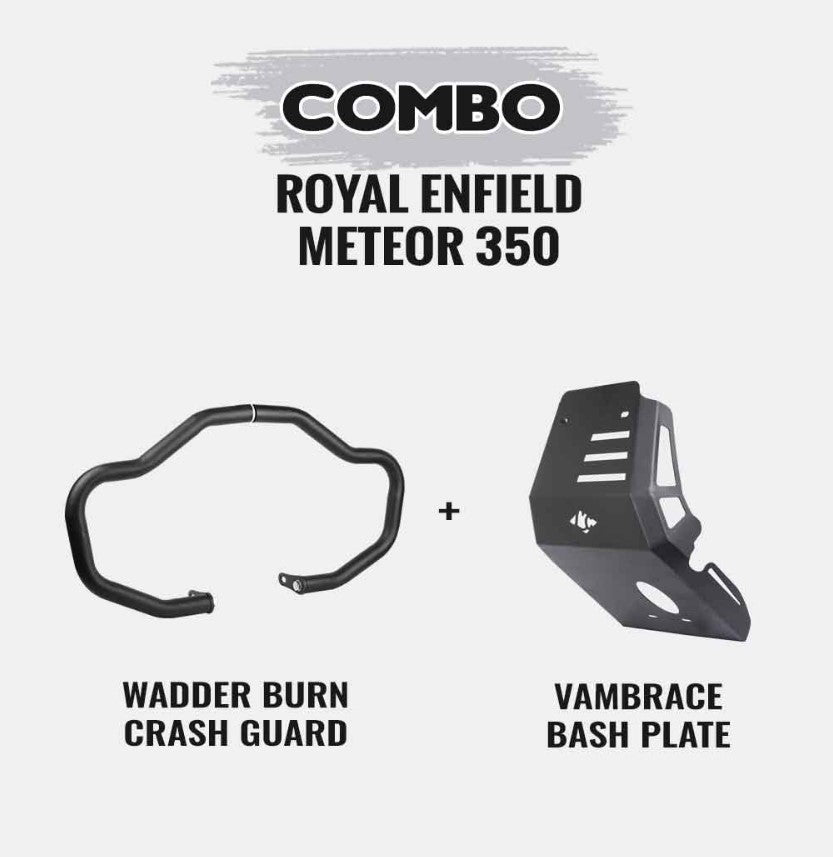 WADDER BURN CRASH GUARD+VAMBRACE BASH PLATE FOR METEOR 350