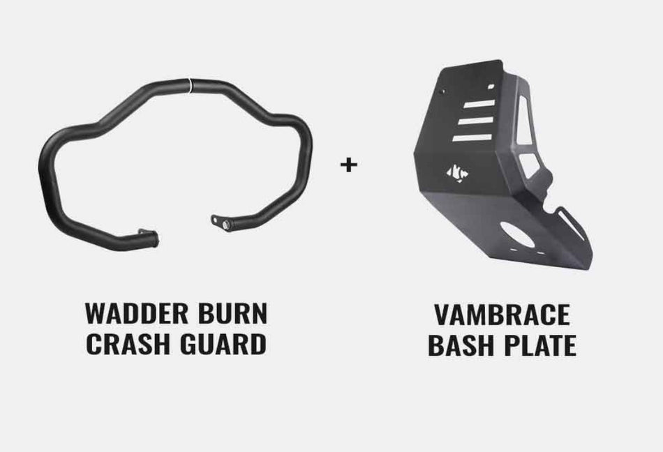 WADDER BURN CRASH GUARD+VAMBRACE BASH PLATE FOR METEOR 350