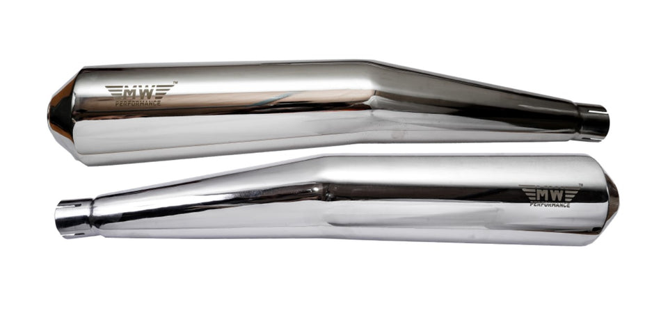 Trident Steel Polish Exhaust for Interceptor 650 & GT 650