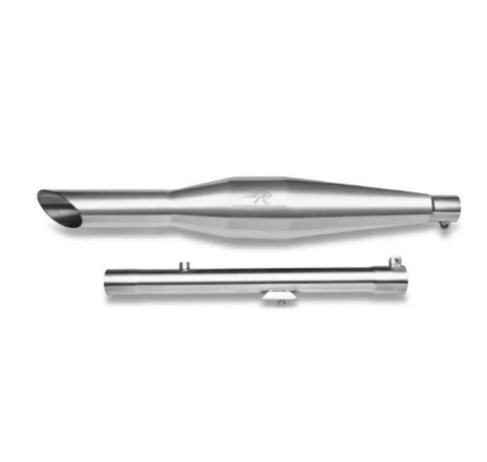 RED ROOSTER PERFORMANCE RUMBLER ACE POLISH EXHAUST FOR NEW CLASSIC 350 & METEOR 350
