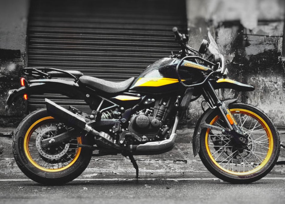 Purchase Rogue 2.0 Barrel Exhaust for New Himalayan 450 - Royal Enfield Spare Parts | Motomarvels