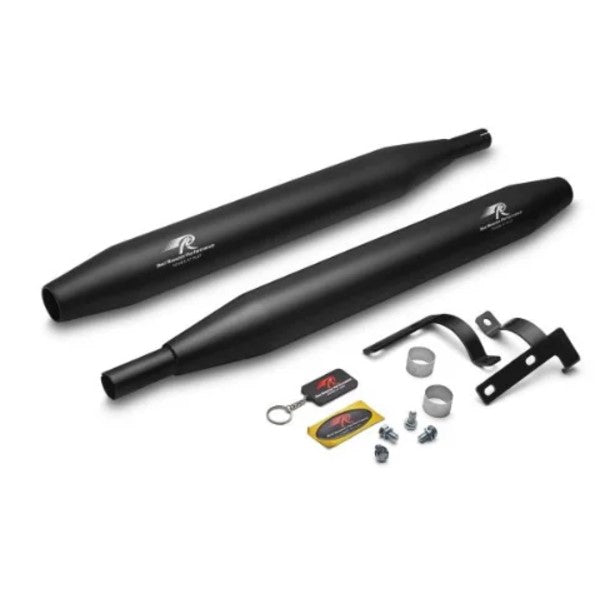 Red Rooster Performance Celesta Exhaust Black For Jawa 42, Jawa Classic, and Yezdi Roadster.