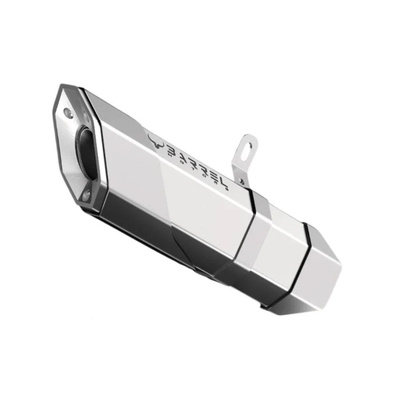 Barrel Exhaust Rogue 2.0 Silver For KTM Gen 3 250 & 390