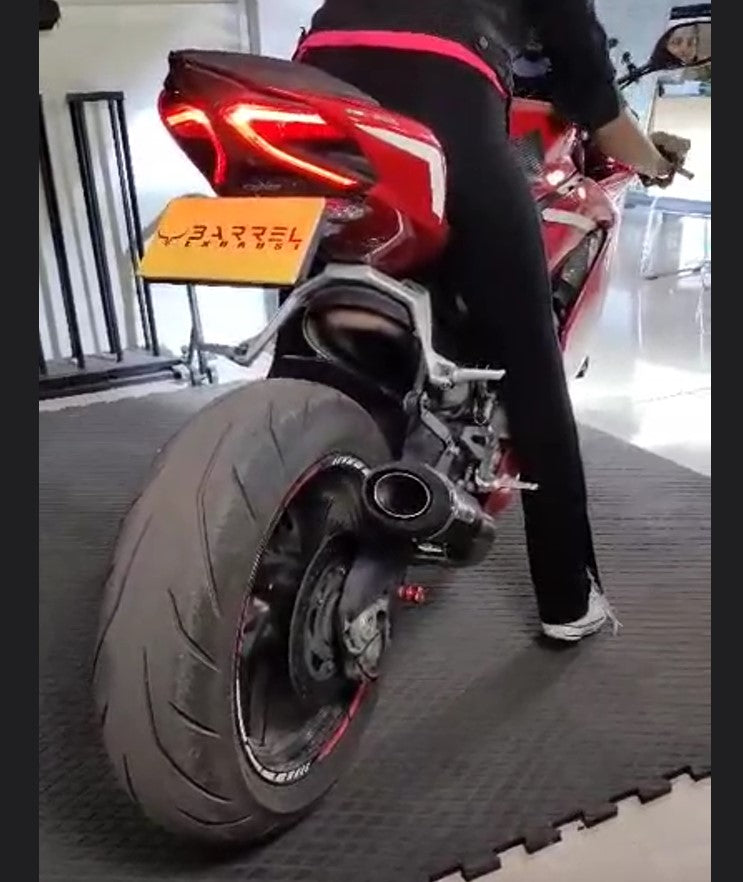 Barrel Exhaust Outlaw 2.0 with Decat Pipe For Ducati Panigale 959