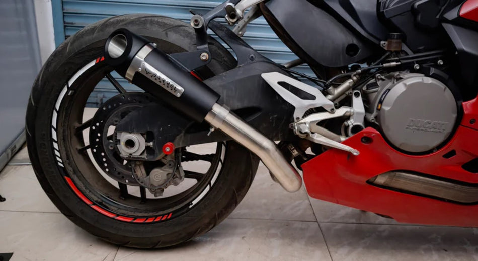 Barrel Exhaust Outlaw 2.0 with Decat Pipe For Ducati Panigale 959